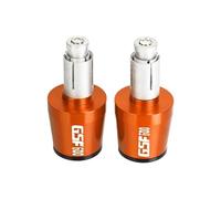Bouchons d‘extrémité de Guidon universels 7/8" 22MM pour Moto pour Suzuki GSF600 Bandit 1996-2005 Poids d’extrémité de Guidon pour Moto,Orange and Black