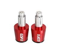 Bouchons d‘extrémité de Guidon universels 7/8" 22MM pour Moto pour Suzuki GSF650 Bandit 2007-2012 Poids d’extrémité de Guidon pour Moto,Red and Black