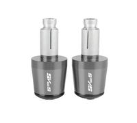 Bouchons d‘extrémité de Guidon universels 7/8" 22MM pour Moto pour Suzuki SV1000S SV1000 S SV 1000 2003 2004 2005 2006 2007 Poids d’extrémité de Guidon pour Moto,Titanium Black