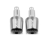 Bouchons d‘extrémité de Guidon universels 7/8" 22MM pour Moto pour XADV 750 2017-2022 Poids d’extrémité de Guidon pour Moto,Silver-Black