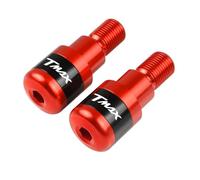 Bouchons d‘extrémité de Guidon universels 7/8" 22MM pour Moto pour Yamaha TMAX530 TMAX500 TMAX 500 TMAX T-Max 530 560 SX DX 2017 2018 Poids d’extrémité de Guidon pour Moto,Red