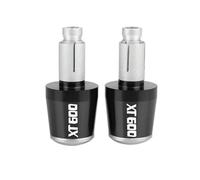 Bouchons d‘extrémité de Guidon universels 7/8" 22MM pour Moto pour Yamaha XT600 XT600E 1990-2004 Poids d’extrémité de Guidon pour Moto,Black and Silver
