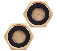 Bouchons D’extrémité de Tuyau D’arrosage 3/4 Pouce, Lot de 2, Laiton | Filetage Femelle, Étanchéité Anti-fuite, pour Robinet et Embout Extérieur