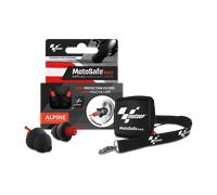 Bouchons d’Oreille Alpine MotoSafe Race - Édition MotoGP Noir-Rouge Noir