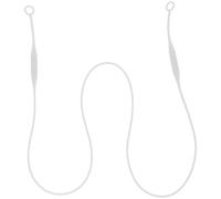 Bouchons D’oreille Blanc Cordon Magnétique en Silicone Amovibles | Attache Souple Autour du Cou, Fermeture Aimantée Pratique, Maintien Confortable pour Musiciens, Travail Industriel ou Sommeil