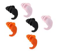 Bouchons D’oreille de Natation en Silicone Réutilisables, 3 Paires
