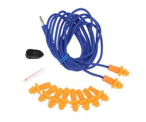 Bouchons d ' oreille détachables en silicone, écouteurs, 120CM