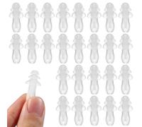 Bouchons D’oreilles et Nager 40 Pièces Transparent en Silicone | Bruit, Insertion Facile, Protection du Conduit Auditif L’eau de Piscine, Lot Pratique pour Étudiants Nageurs