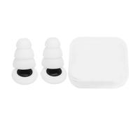 Bouchons d’Oreilles pour Dormir, Réutilisable et Lavable, Bouchons Anti Bruit avec Filtres Souples, Bouchons Doreilles Anti Bruit pour Sommeil, Natation, Concert, moto, 3 couches en silicone