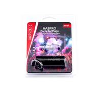 Bouchons d’oreilles pour soirées et concerts - transparents, en silicone Party Haspro (1 paire)