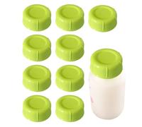 Bouchons de biberon | 10 x couvercles de remplacement de tasses à eau compactes pour tout-petits | Couches de rechange de biberons pour biberons de voiture pour voiture, avion, voyage, ase