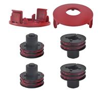 Bouchons de bobine 4003718045727 et bobines 112966 avec fil en nylon de 7,6 m x 0,16 cm pour débroussailleuse AL-KO GTE350 GTE450 GTE550 (SAC)