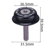 Bouchons De Bouteille De Bière En Alliage D'aluminium Pour Bol De Vélo De Montagne, Avec Vis Pour Tube De Fourche De Direction De 28.6mm, Couvercle De Casque, Accessoires De Cyclisme