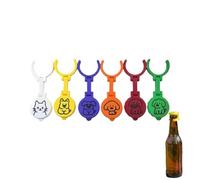 Bouchons de bouteille de soda, marqueurs de boisson en forme d'animaux pour une reconnaissance rapide, matériau en silicone avec fonction serrée, couvercles de boissons colorés réutilisables