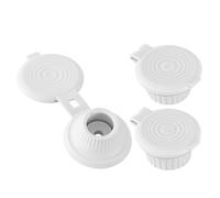 Bouchons de bouteilles à côté haut - Kit pratique de vidage de bouteille | Bouchon de bouteille de shampooing à l'envers, bouchon de bouteille inversé, 3 bouchons de vidage de bouteille, couvercles