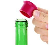 Bouchons De Bouteilles De Vin Réutilisables En Silicone, Couvercle De Scellage De Bière, 100 Pièces(Random color)