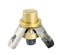 Bouchons de champagne - Bouchon à pression en acier inoxydable 6 x 3,5 cm, bouchon de bouteille de vin à pompe intégrée | Parfait pour la conservation des mariages dans les bars de cuisine, bouteilles