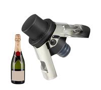 Bouchons de Champagne,Bouchons de Bouteilles de Champagne, Bouchons de champagne en acier inoxydable, Bouchon de vin à pression avec pompe à pression intégrée pour Bar de mariage, accessoires pour sce