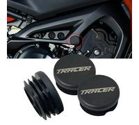 Bouchons de châssis pour moto YAMAHA Tracer 900GT, 2 pièces, couvercle de trou de cadre, bouchon de cadre Tracer900 GT 900GT 2018 2019 2020 Black Tracer