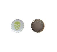 Bouchons de couronne | 26 mm | Motif tête | 100 pièces | Absorbe l’oxygène | Pour bouteilles de bière