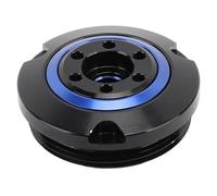 Bouchons de Couvercle de Réservoir D'huile de Moto en Aluminium CNC avec Bouchon de Remplissage D'huile Moteur pour R1200GS, Enduro, R 1200 GS LC (Bleu Noir)