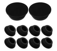 Bouchons de Drainage pour Unité de Climatisation, Lot 10, 20mm | Plastique et Caoutchouc Noirs, Installés sans Outil, Usage Extérieur Commercial pour Condensateur
