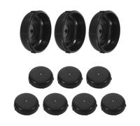 Bouchons de Marche Antidérapants 10 Pièces 38mm en Plastique Noir | Commodes et Cadres Wc, Surface Texturée, Réduit les Vibrations, Usage en Hôpital et Rééducation