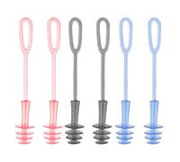 Bouchons de natation en silicone à triple bride, Blue, B | Bouchons d ' oreilles de en silicone pour les nageurs à l ' entraînement en, conception à triple bride