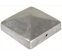 Bouchons de poteau pyramide galvanisés 91 x 91 mm (20)