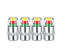 Bouchons de pression des pneus, ensemble d'indicateurs de capteur, moniteur de pneu avec affichage 3 couleurs, manomètre avec 2,4 36 psi, accessoires de sécurité du véhicule, pour automobile, mot
