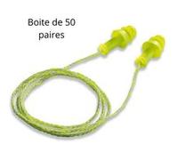 Bouchons de Protection Auditive Whisper + Uvex Boîte de 50 Vert G