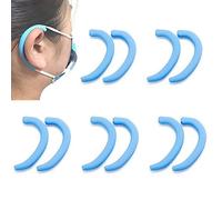 Bouchons de protection d'oreille en silicone réutilisables 10 pièces/ensemble anti-dérapant boucle d'oreille couvre retenues oreilles retenues boucle d'extension