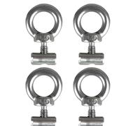 Bouchons de Rail d'auvent de campinag- | Fixation d'écrou à œil de Levage | Bouchons d'extrémité Polyvalents pour Tente de Camping-Car, Caravane, Camping-Car, Accessoires d'auvents