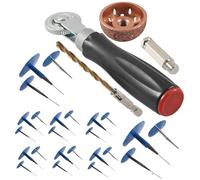 Bouchons de réparation Universals Mushroom Tire - Joint de perforation en caoutchouc | Kit de fixation de pneu sans chambre à air pour voitures, motos, camions, vélos, VTT, prévention des fuites