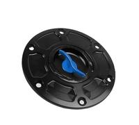 Bouchons de reservoir Couvercle de réservoir de carburant adapté pour Speed Triple 955I Street Triple 675 R 765 RS Daytona 675 Tiger 1050 800, couvercle de gazole Bouchon d'essence(Blue-S)