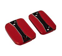 Bouchons de réservoir de liquide de frein et d’embrayage avant de la moto, 2 pièces, pour Ducati Monster 696 2008-2014 pour Monster 821 2014-2017 pour Hypermotard 939 2016-2017 (Rouge)