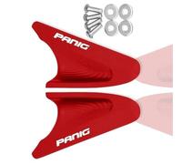Bouchons de rétroviseurs Cache-rétroviseur Moto Suppression Des Caches De Rétroviseurs Fixés Au Pare-brise Pour DUCATI PANIGALE 899 2013 2014 2015 1199 2012(Rosso)