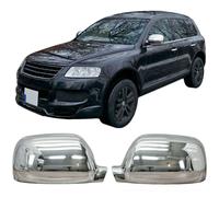 Bouchons de rétroviseurs en acier inoxydable V2A adaptés pour VW Touareg 7L 2...