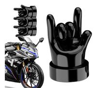 Bouchons de tige de doigt d'honneur de pneu - Solution de correction de la dégradation UV Couvre-valves amusants, conception filetée de précision, protecteur de joint anti-poussière + diamètre standar