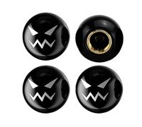 Bouchons de tige de valve - Bouchons de voiture pour pneus - Lot de bouchons de valve de pneu robustes à visser - Accessoires automobiles Fanelod