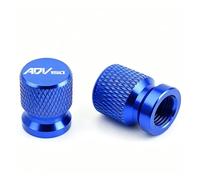 Bouchons de Tige de Valve de Pneu en Aluminium pour HON@&DA ADV150 350 Accessoires 2 Pièces CNC Aluminium Moto Roue Pneu Valve Capuchons Couvercle Hermétique(Y-4)