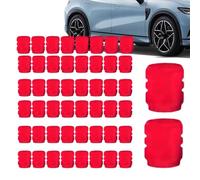 Bouchons De Tige De Valve pour Pneus,50 Pièces De Bouchons pour La Nuit, pour Véhicules Nocturnes | pour Automobile, Conduite, Nuit, Extérieur, Garage, Sport, Roues, Motos, Vélos