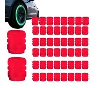 Bouchons De Tige De Valve pour Pneus De Voiture - Couvercles Luminescents Faciles À Retirer,Bouchons pour Véhicules Nocturnes | pour Automobiles Véhicules Conduite Extérieur Garage Sport Roues Motos