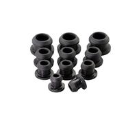 Bouchons de trou de boucle en caoutchouc de Silicone, 1/5/10/20 pièces, scellage d'embout de 2.5 à 8 à 12mm(20PCS-A-2.5MM (SOLID))