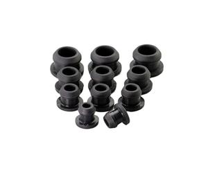 Bouchons de trou de boucle en caoutchouc de Silicone, 1/5/10/20 pièces, scellage d'embout de 2.5 à 8 à 12mm(20PCS-A-2.5MM (SOLID))