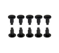 Bouchons de trou de cadre de vélo de route et de VTT, bouchons à vis en caoutchouc pour porte-bidon, paquet de 10 inserts noirs pour une couverture et un entretien bien rangés, accessoires de cycle de