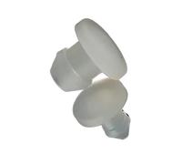 Bouchons de Trou en Caoutchouc de Silicone 4.5mm à 50.6mm T Type Couvercle de Prise Joint encliquetable Obturation Embouts Bouchon d'étanchéité 20 pièces (Color : Transparent, Size : 12.5mm(10pcs))