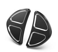 Bouchons De Trou Miroir Carénage, Couvercles pour Harley Street Glide FLHX 2014 2015 2016 2017 2018 2019 2020 2021 2022 2023(Le Noir)