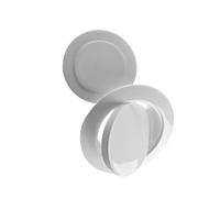 Bouchons de trou ronds en plastique, grands bouchons de trou mural, tubes de verrouillage, embouts d'insertion de tuyau pour la protection des pipelines, PVC blanc, 1 paquet, capuchon ant blanc 130mm