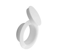 Bouchons de trou ronds en plastique, grands bouchons de trou mural, tubes de verrouillage, embouts d'insertion de tuyau pour la protection des pipelines, PVC, 1 paquet, bague d'étanchéité blanc 160mm